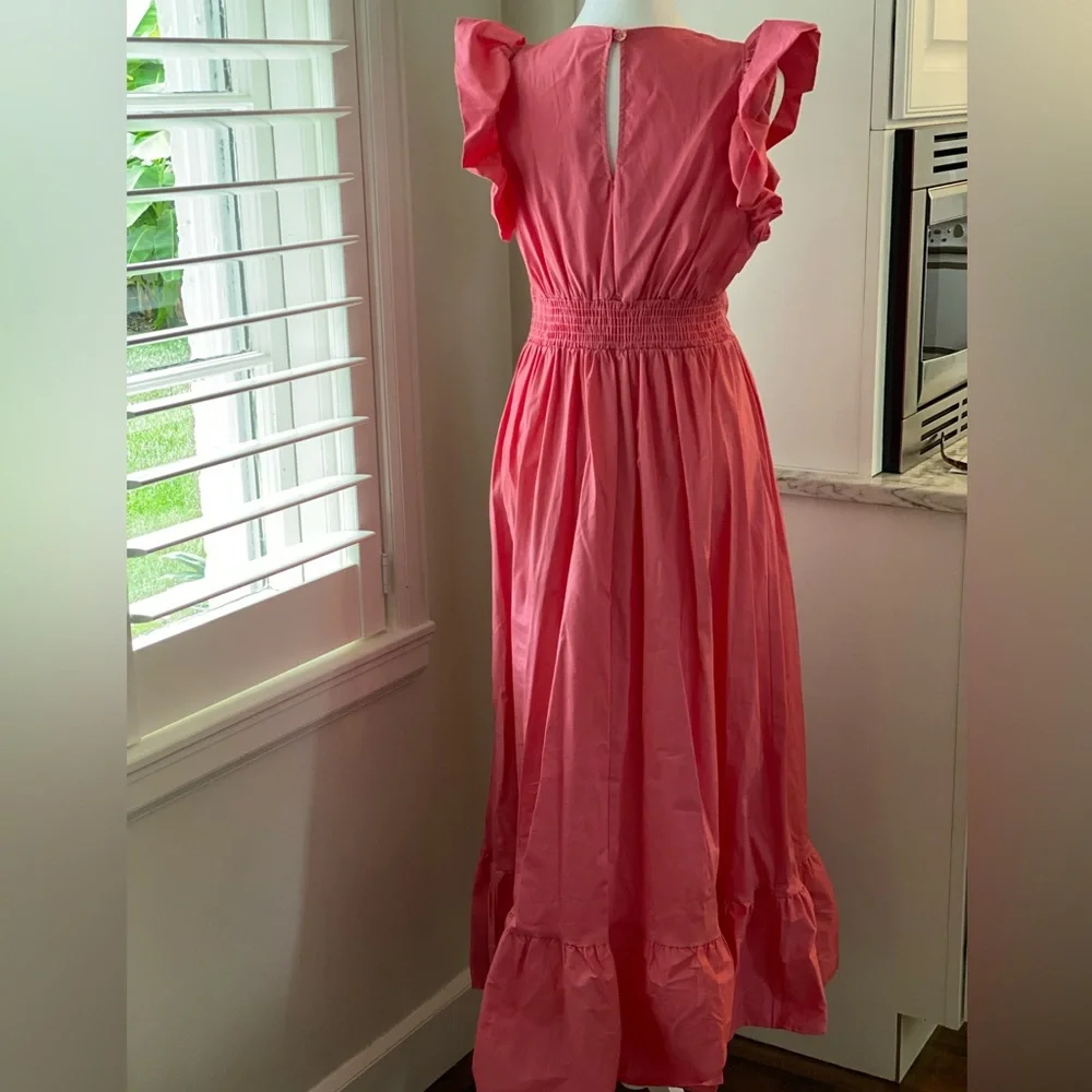Karlie NWOT Ruffled Maxi Dress M - Picture 3 of 3